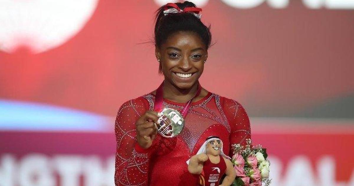 Mundiales De Gimnasia Simone Biles Engrandece Su Reinado Con Un R Cord