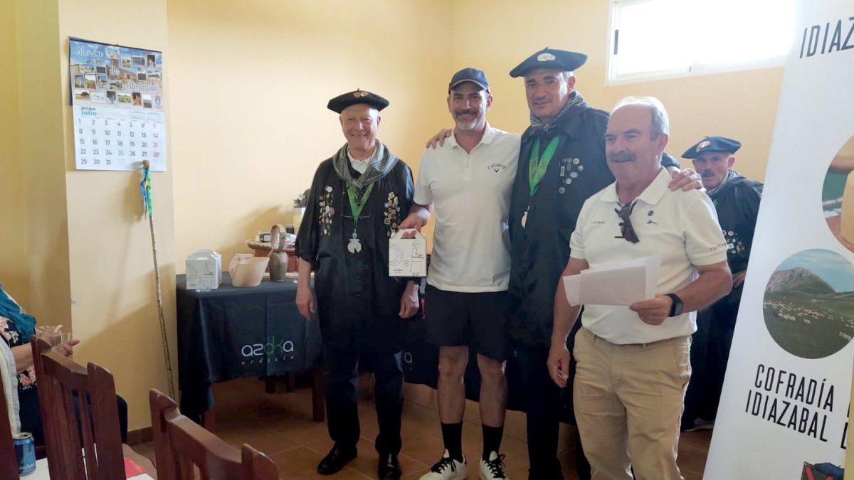 Golf Pablo García Tabernero gana el Torneo del queso Idiazabal en el