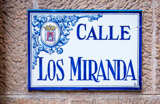 Calle Los Miranda.-MARIO TEJEDOR