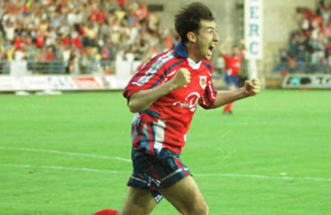 Jorge Barbarin, una de las estrellas sobre las que se cimentó el ascenso a Segunda División y la etapa dorada del club. HDS