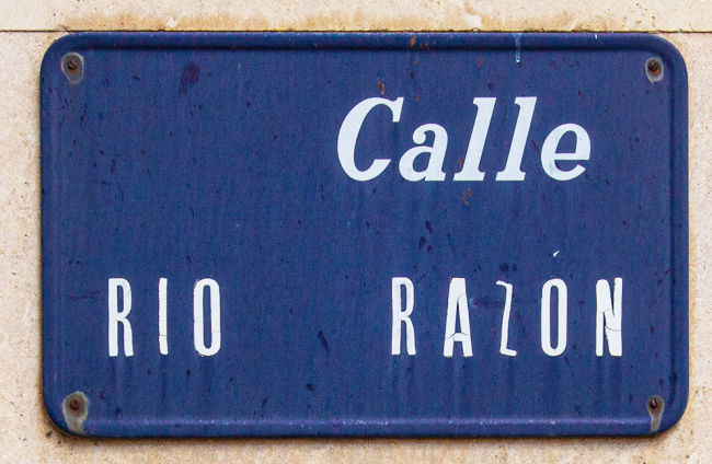 Calle Rio Razón.-M. TEJEDOR