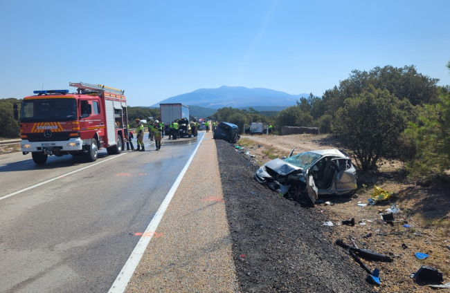 Accidente en Matalebreras.
