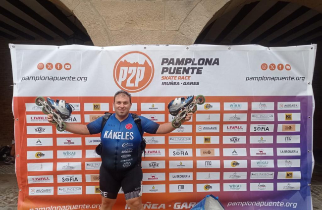 Daniel Sánchez completó los 42 kilómetros.