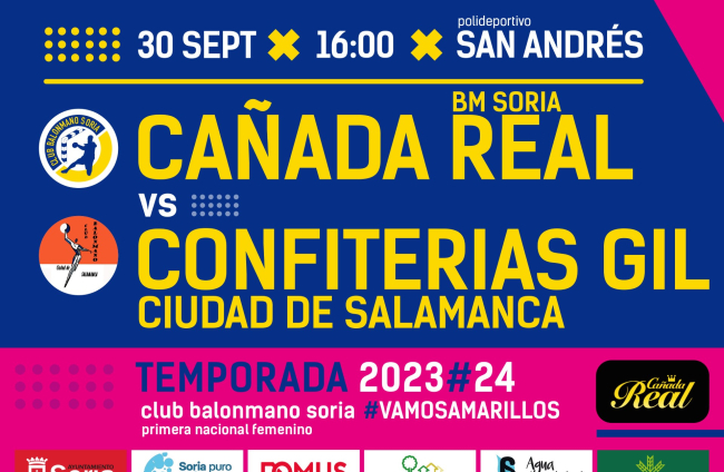 Cartel del inicio de la Liga para el Cañada Real.