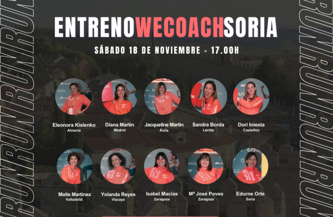 Las entrenadoras de la actividad del día 18 de noviembre en Soria.