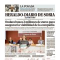 Portada de Heraldo-Diario de Soria del 14 de noviembre de 2025