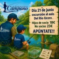 Cartel anunciador de la actividad que organiza el Campano Soriano en el Río Ucero.