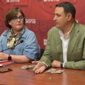 Ana Alegre y Alberto García, en la presentación de la feria.