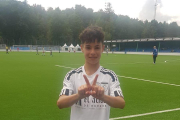 Álvaro Chacobo, jugador de Soria que ha cuajado un brillante paso por la Gothia Cup.
