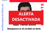 Localizado el joven desaparecido en Soria.
