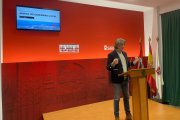 Carlos Martínez Mínguez en la rueda de prensa de la Junta de Gobierno.