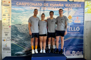 Los cuatro nadadores sorianos en la cita que se disputa en Castellón.