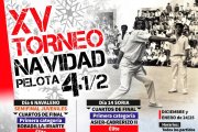Cartel del torneo de Pelota en Pinares.