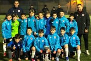 El Numancia benjamín A como campeón del Torneo Stadium Venecia.