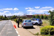 Un control de la Policía Local de Almazán