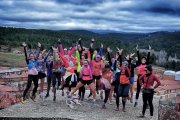 Participantes en la quedada organizada por el Club de Montaña Los Pelendones.