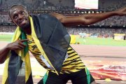 Usain Bolt, tras ganar la prueba de 100 metros en el Mundial de Pekín.-EFE