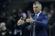 Jasikevicius, en el último partido de Euroliga del Zalgiris.-EFE / VALDA KALNINA