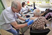 Vaunación en el centro de salud Soria Norte.-MARIO TEJEDOR