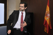 Eduardo Ranz ayer en la vista en lo Contencioso-V.G.