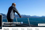 Imagen de la nueva cuenta de Obama en Facebook.-FACEBOOK