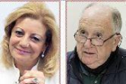 A la izquierda, Ascensión Pérez; a la derecha, Pascual de Miguel-L.A.T.