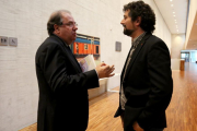 Herrera y Sarrión, ayer en las Cortes-ICAL