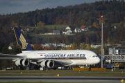 Un avión de Singapore Airlines, estacionado en el aeropuerto de Zurich.-STEFFEN SCHMIDT (AP)