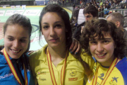 Carmen Romero, en el centro de la imagen, ganó el oro en pruebas combinadas. / Caep Soria-