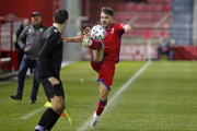 Traver podría ser la primera salida del Numancia en este mercado invernal. MARIO TEJEDOR