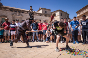 Uno de los zarrones en la actuación de las fiestas del año pasado.- GONZALO MONTESEGURO