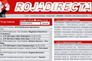 Página de inicio de la web rojadirecta.me.-Foto: ARCHIVO