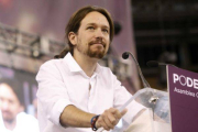El líder de Podemos y eurodiputado Pablo Iglesias.-Foto:  AGUSTÍN CATALÁN