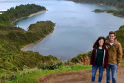 Laura Condado y Daniel Pérez en uno de los impresionantes paisajes de San Miguel.-