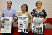 Alberto Rábano, Mª Cruz Garrido y Carmen Ruiz. / ÁLVARO MARTÍNEZ-