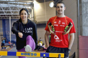 Carmen Romero y Mario Arancón, en las instalaciones del CAEPSoria en Los Pajaritos.-HDS