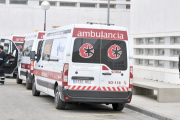 Ambulancia en el hospital de Santa Bárbara.