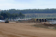 Obras paradas de las autovías en Soria./ V.G. -