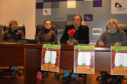 Representantes de los grupos de teatro que participarán en la muestra que comienza mañana.-Diputación