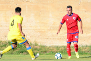 Pablo Valcarce anotaba ante la Arandina su primero gol en la presente pretemporada.-Álvaro Martínez