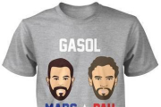 La camiseta con la que la Gasol Foundation conmemora la participación de Pau y Marc Gasol en el All-Star.-Foto: GASOL FOUNDATION