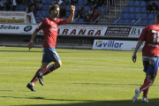 Barkero celebra su gol decimocuarto esta temporada. / A. Martínez-