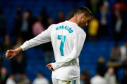 Cristiano Ronaldo, en el partido contra el Eibar.-AFP