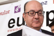El presidente de la Asociación Española de Banca (AEB), José María Roldán.-