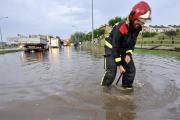 El 15 de junio llovió casi tanto como lo suele hacer en todo el mes.-VALENTÍN GUISANDE