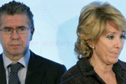 Esperanza Aguirre y Francisco Granados.-