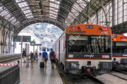 Estación de Renfe en Portbou.-