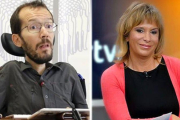 Pablo Echenique y Toñi Prieto.-EL PERIÓDICO