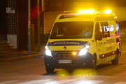 Ambulancia del servicio de Emergencias.-HDS