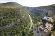 El Ebro ha tallado el espectacular paisaje que se aprecia desde ambas orillas del cañón.-- ISRAEL L. MURILLO